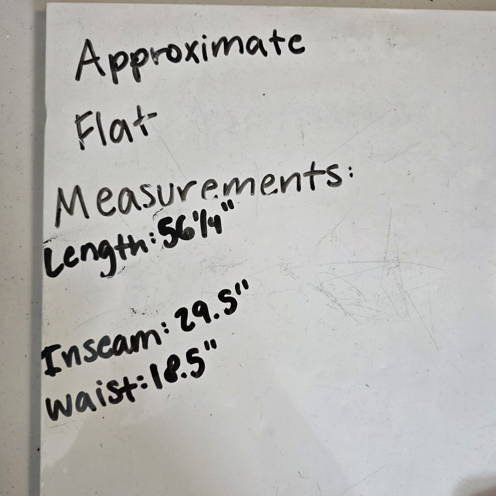 Hybrid & Co. Tan Denim Utility Carpenter Grunge Side Stripes Overalls Size L - Picture 9 of 9